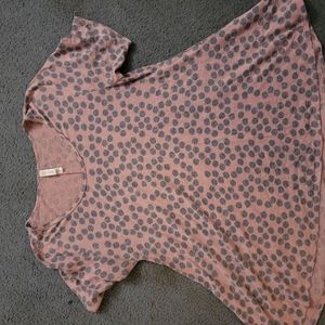 LuLaRoe Classic Tee, polka dots, L